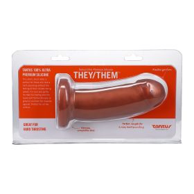 Tantus They/Them 5.5 in. Dildo Soft (Option: Copper)