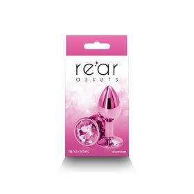 Rear Assets Metal Anal Plug (Option: Small Pink)