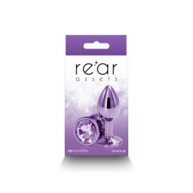 Rear Assets Metal Anal Plug (Option: Small Purple)