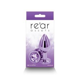 Rear Assets Metal Anal Plug (Option: Medium Purple)