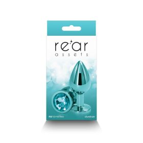 Rear Assets Metal Anal Plug (Option: Medium Teal)
