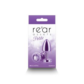 Rear Assets Petite Metal Anal Plug (Option: Purple)