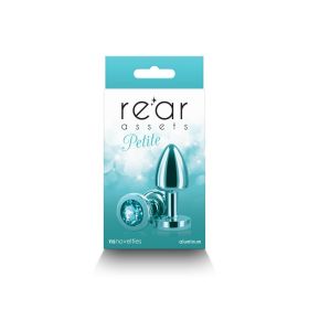 Rear Assets Petite Metal Anal Plug (Option: Teal)