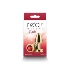 Rear Assets Petite Metal Anal Plug (Option: Gold/Red)