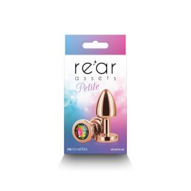 Rear Assets Petite Metal Anal Plug (Option: Rose Gold/Rainbow)