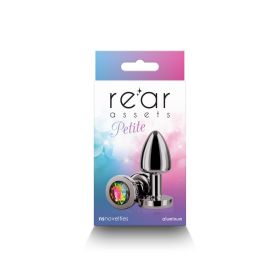 Rear Assets Petite Metal Anal Plug (Option: Gunmetal/Rainbow)