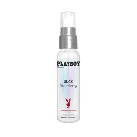 Playboy Slick Flavored Water Based Lubricant Strawberry (Option: 4 oz.)