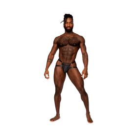 Male Power Rude Awakening Ring Jock (Option: Black L/XL)