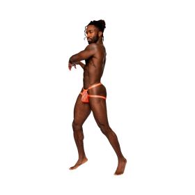 Male Power Rude Awakening Ring Jock (Option: Neon Orange S/M)
