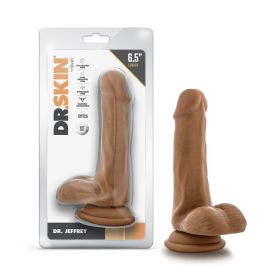 Dr. Skin Dr. Jeffrey Realistic 6.5 in. Dildo with Balls (Option: Tan)