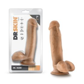 Dr. Skin Dr. Mark 7 in. Dildo with Balls (Option: Tan)