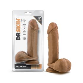 Dr. Skin Dr. William 8 in. Dildo with Balls (Option: Tan)