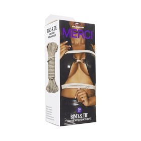 Merci Bind & Tie 6mm Hemp Bondage Rope (Option: 50 '' Natural)