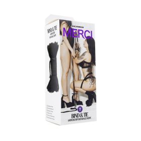 Merci Bind & Tie 6mm Hemp Bondage Rope (Option: 50 '' Black)