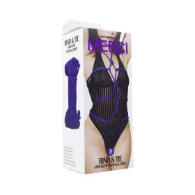 Merci Bind & Tie 6mm Hemp Bondage Rope (Option: 30 '' Violet)