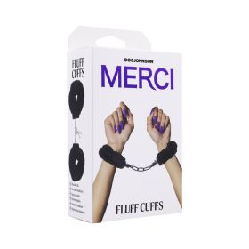 Merci Fluff Cuffs (Option: Black)