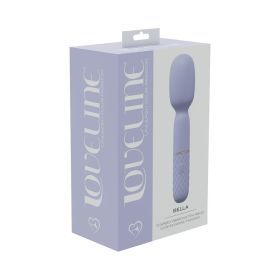 LoveLine Bella 10 Speed Vibrating Mini Wand Silicone Rechargeable Waterproof (Option: Lavender)