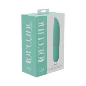 LoveLine Beso 10 Speed Vibrating Mini Lipstick Silicone Rechargeable Waterproof (Option: Green)