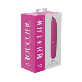 LoveLine Beso 10 Speed Vibrating Mini Lipstick Silicone Rechargeable Waterproof (Option: Pink)