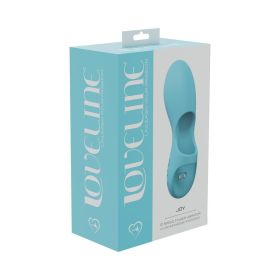 LoveLine Joy 10 Speed Finger Vibe Silicone Rechargeable Waterproof (Option: Blue)