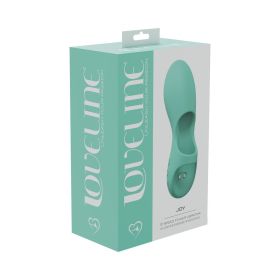 LoveLine Joy 10 Speed Finger Vibe Silicone Rechargeable Waterproof (Option: Green)