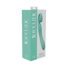LoveLine Obsession 10 Speed Dual Motor Vibe Sealed Silicone Rechargeable Submersible (Option: Green)