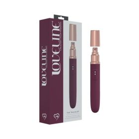 LoveLine The Traveler 10 Speed Travel Vibe Silicone Rechargeable Waterproof (Option: Burgundy)