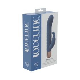 LoveLine Devotion 10 Speed Mini Rabbit Silicone Rechargeable Waterproof (Option: Blue/Grey)