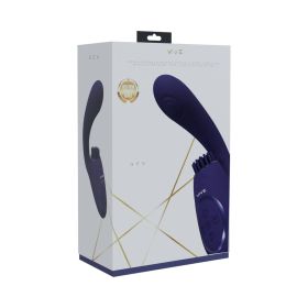 VIVE GEN Rechargeable Triple Motor G Spot Vibrator with Pulse Wave and Vibrating Bristles (Option: Purple)