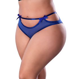 Magic Silk Holidaze Cheeky Boy Short Cobalt (Option: Queen Size)