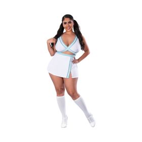 Magic Silk Dress Up School Spirit Costume White (Option: Queen Size)