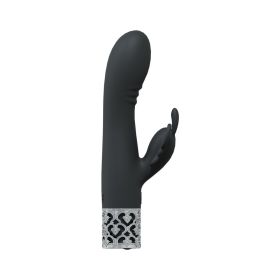 Royal Gems Monarch Silicone Rechargeable Vibrator (Option: Black)