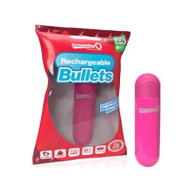 Screaming O Rechargeable Bullets (Option: Pink)