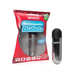 Screaming O Rechargeable Bullets (Option: Silver)