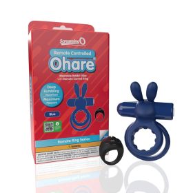 Screaming O Remote Controlled Ohare Vibrating Ring (Option: Blue)