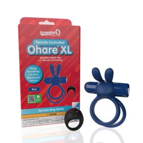 Screaming O Remote Controlled Ohare XL Vibrating Ring (Option: Blue)