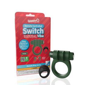 Screaming O Remote Controlled Switch Vibrating Ring (Option: Green)