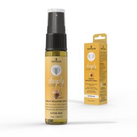 Sensuva Deeply Love You Throat Relaxing Spray (Option: Butter Rum 1 oz.)
