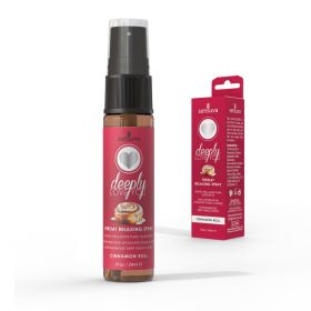 Sensuva Deeply Love You Throat Relaxing Spray (Option: Cinnamon Roll 1 oz.)
