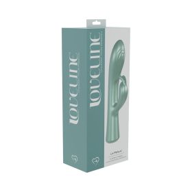 LoveLine La Perla I Rechargeable Silicone Rabbit (Option: Green)