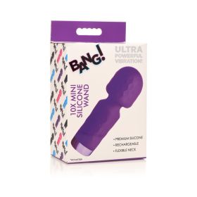 BANG! 10X Mini Silicone Wand (Option: Purple)