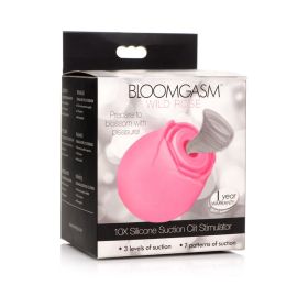 Bloomgasm 10X Wild Rose Silicone Suction Clit Stimulator (Option: Pink)