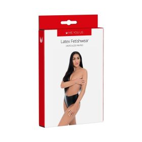 Me You Us Latex Crotchless Panties (Option: Large)