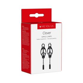 Me You Us Clover Nipple Clamp (Option: Black)