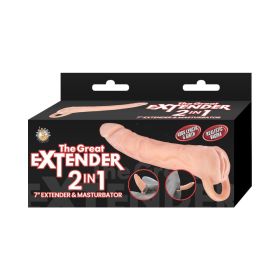 The Great Extender 2 In 1 Extender & Masturbator (Option: 7 in.)
