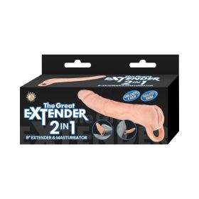 The Great Extender 2 In 1 Extender & Masturbator (Option: 8 in.)