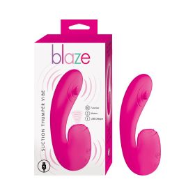 Blaze Suction Thumper Vibe (Option: Pink)