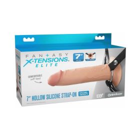 Fantasy X tensions Elite Hollow Silicone Strap On 7 in (Option: Light)