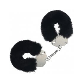 Ouch! Heavy Duty Fluffy Handcuffs (Option: Black)