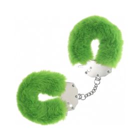 Ouch! Heavy Duty Fluffy Handcuffs (Option: Green)